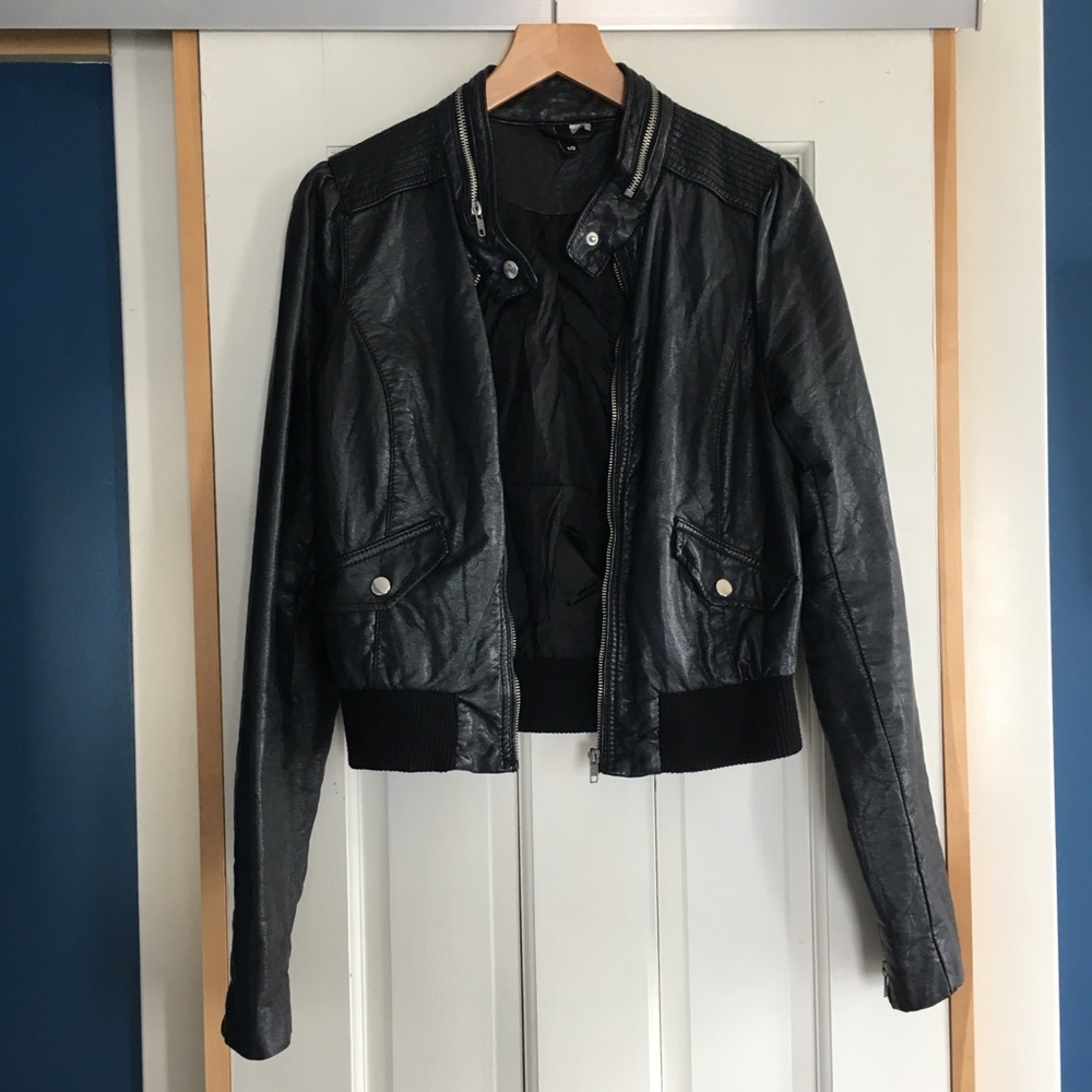 H&M leather jacket